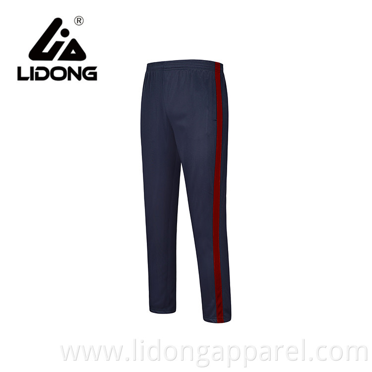 custom wholesale casual men's sports polyester track pants new design